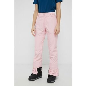 Kalhoty Billabong dámské, růžová barva
