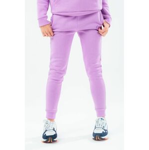Dětské kalhoty Hype fialová barva, vzorované