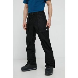 Snowboardové kalhoty 4F pánské, černá barva