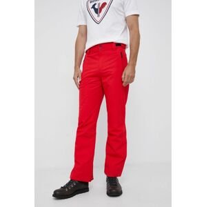 Kalhoty Rossignol pánské, červená barva