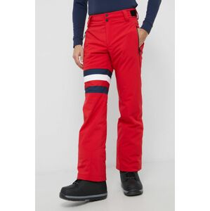 Snowboardové kalhoty Rossignol x Tommy Hilfiger pánské, červená barva