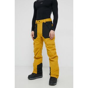 Snowboardové kalhoty Rip Curl pánské, žlutá barva