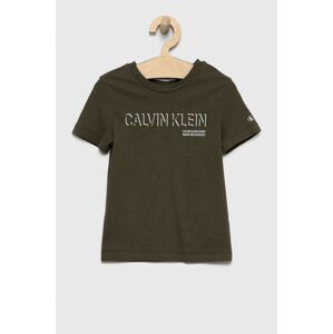 Calvin Klein Jeans - Dětské bavlněné tričko