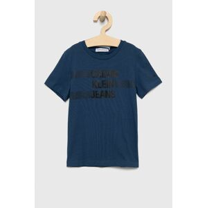 Calvin Klein Jeans - Dětské bavlněné tričko