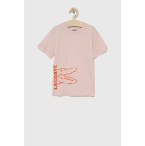 Lacoste - Dětské bavlněné tričko