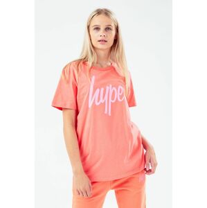 Dětské bavlněné tričko Hype oranžová barva