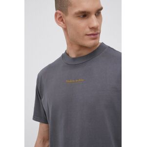 Bavlněné tričko Premium by Jack&Jones šedá barva, hladké
