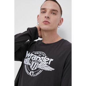 Wrangler - Bavlněné tričko s dlouhým rukávem