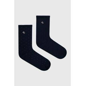 Ponožky Lauren Ralph Lauren dámské, tmavomodrá barva