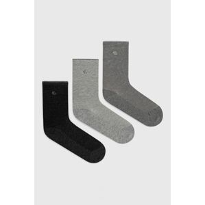Ponožky Lauren Ralph Lauren dámské, šedá barva