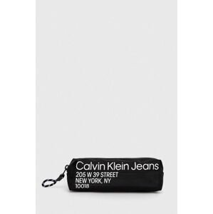Penál Calvin Klein Jeans černá barva