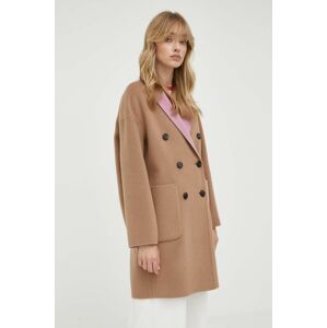Oboustranný vlněný kabát MAX&Co. oversize