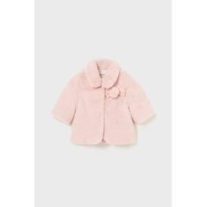Dětský kabátek Mayoral Newborn růžová barva