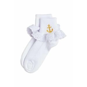 Dětské ponožky Mini Rodini bílá barva