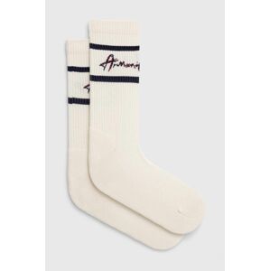 Ponožky Armani Exchange pánské, béžová barva