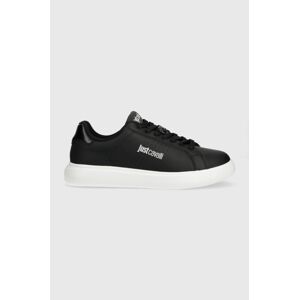 Sneakers boty Just Cavalli černá barva, 75RA3SB3 ZP279 899