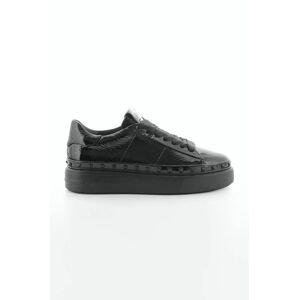 Kožené sneakers boty Kennel & Schmenger Hot černá barva, 21-16060.500