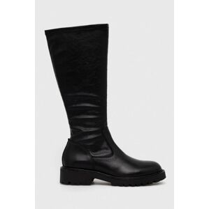 Kozačky Vagabond Shoemakers KENOVA dámské, černá barva, na podpatku, 5641.102.20