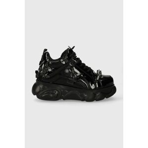 Sneakers boty Buffalo Cld Corin Butterflies černá barva, 1630966