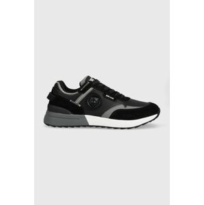 Sneakers boty Just Cavalli černá barva, 75QA3SD6ZP379899