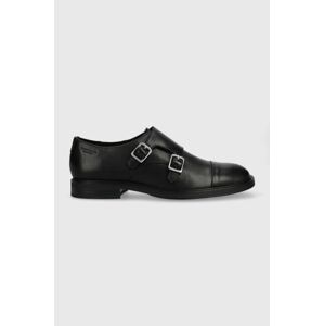 Kožené polobotky Vagabond Shoemakers ANDREW pánské, černá barva, 5668.201.20