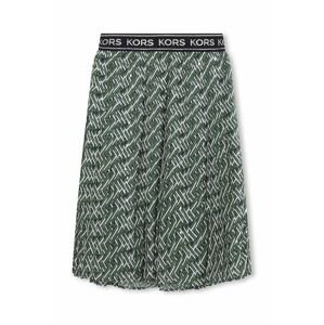 Dětská sukně Michael Kors zelená barva, midi, áčková