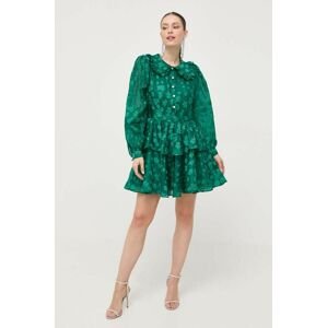 Šaty Custommade zelená barva, mini