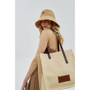 Plážová taška LE SH KA headwear Summer Bag béžová barva