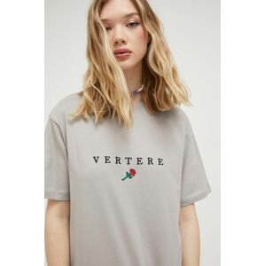 Bavlněné tričko Vertere Berlin béžová barva
