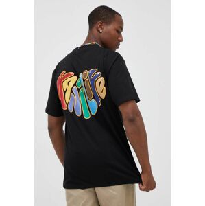 Bavlněné tričko Karl Kani černá barva, s potiskem