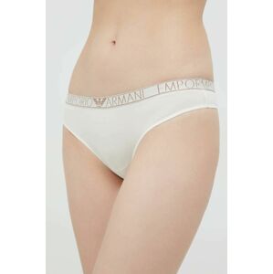 Tanga Emporio Armani Underwear béžová barva