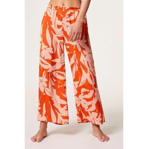 Pyžamové kalhoty Etam Maja - Pantalon dámské, oranžová barva