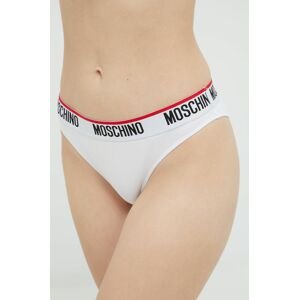 Kalhotky Moschino Underwear 2-pack bílá barva