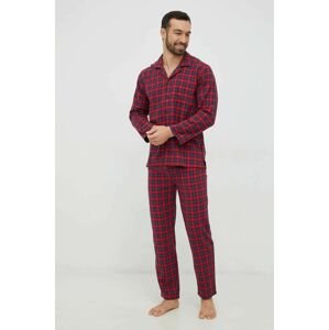 Bavlněné pyžamo Tom Tailor , červená barva