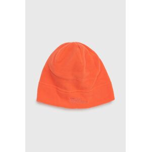 Čepice Jack Wolfskin oranžová barva, z tenké pleteniny