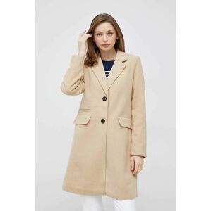 Kabát Vero Moda dámský, béžová barva, přechodný
