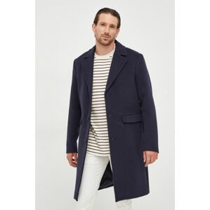 Kabát Sisley pánský, tmavomodrá barva, přechodný