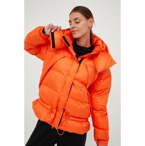 Sportovní bunda adidas by Stella McCartney oranžová barva, oversize
