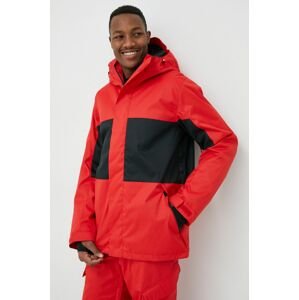 Snowboardová bunda DC Defy červená barva