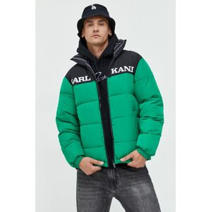 Oboustranná bunda Karl Kani pánská, černá barva, zimní, oversize