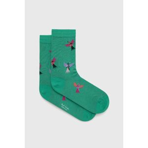 Ponožky Paul Smith dámské, zelená barva