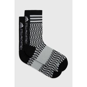 Ponožky adidas by Stella McCartney dámské, černá barva