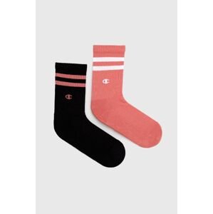 Ponožky Champion dámské, růžová barva
