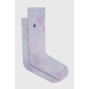 Ponožky Volcom dámské, fialová barva
