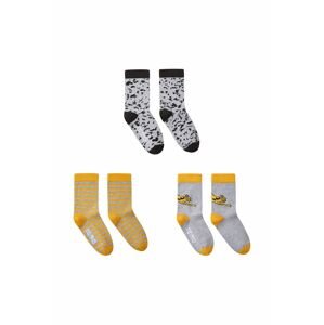 Dětské ponožky Reima žlutá barva