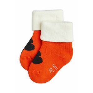 Dětské ponožky Mini Rodini červená barva