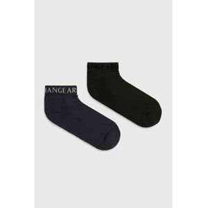 Ponožky Armani Exchange ( 2-pak) pánské, zelená barva