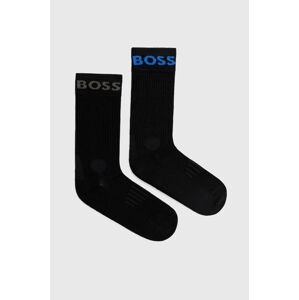 Ponožky BOSS pánské, černá barva