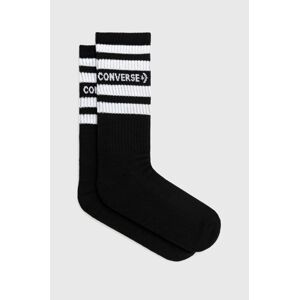 Ponožky Converse (2-pak) pánské, černá barva