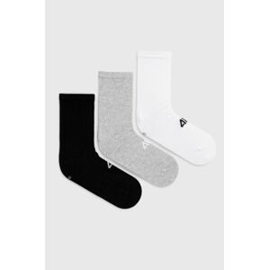 Ponožky 4F (3-pak) pánské, černá barva
